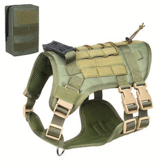 Large Dog Tactical Harness Outdoor Waterproof Chest Strap