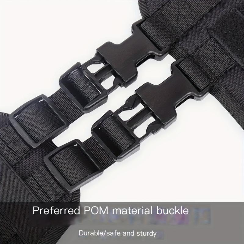 Large Dog Tactical Harness Outdoor Waterproof Chest Strap