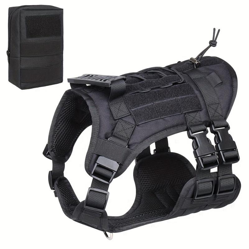 Large Dog Tactical Harness Outdoor Waterproof Chest Strap