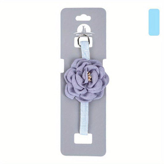 Simulation Camellia Flower Pet Collar Cat Decorative Collar
