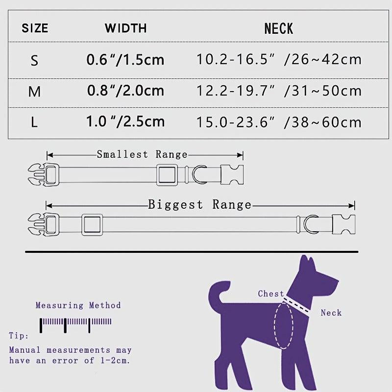 Waterproof & Odor Resistant Dog Collar with Buckle