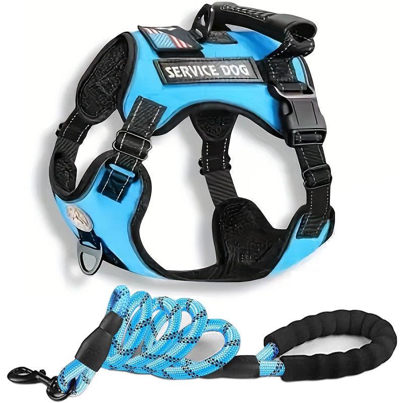 Adjustable No Pull Pet Harness & Leash Set for Dogs & Cats