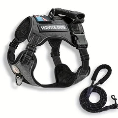 Adjustable No Pull Pet Harness & Leash Set for Dogs & Cats