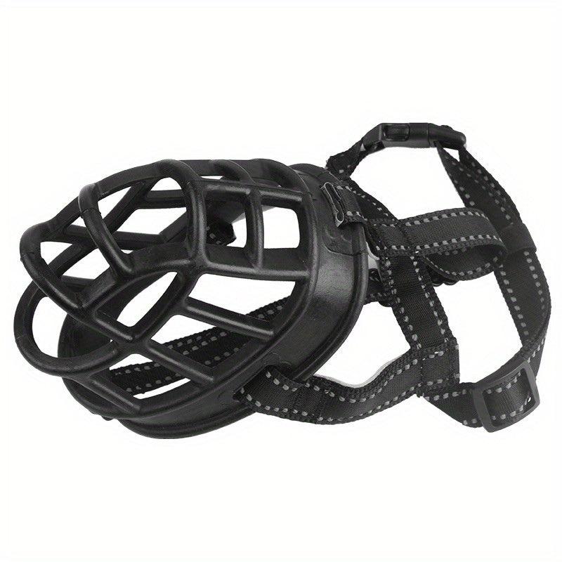 Dog Mouth Mask Adjustable Breathable Small Medium Large