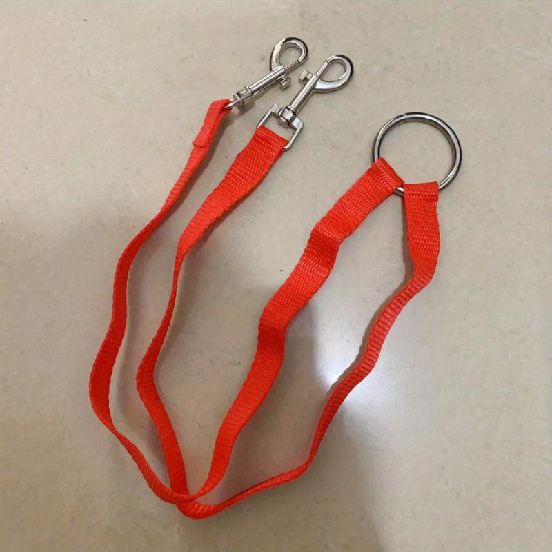 Nylon Double Lead Leash Pet Traction Rope for Dogs