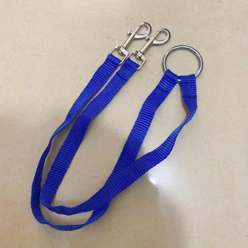 Nylon Double Lead Leash Pet Traction Rope for Dogs