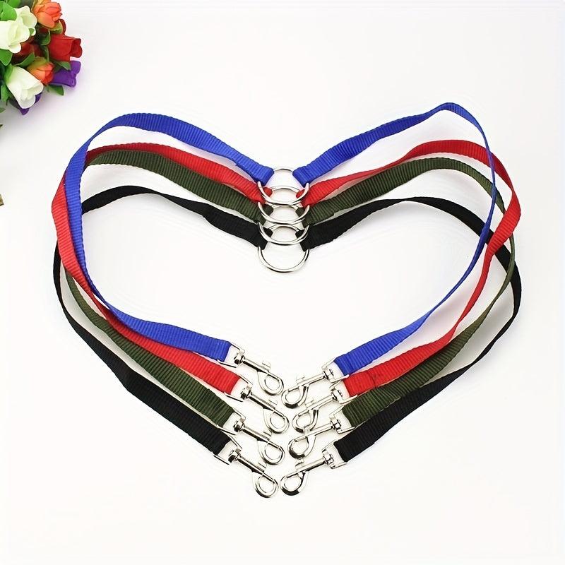 Nylon Double Lead Leash Pet Traction Rope for Dogs