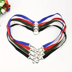 Nylon Double Lead Leash Pet Traction Rope for Dogs