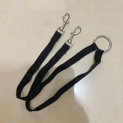 Nylon Double Lead Leash Pet Traction Rope for Dogs