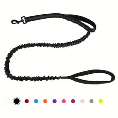Heavy Duty Bungee Dog Leash w/ Shock Absorption 2 Padded Handles