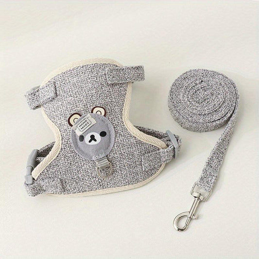 Stylish & Secure Pet Harness & Leash Set for Cats Hamsters Small Animals