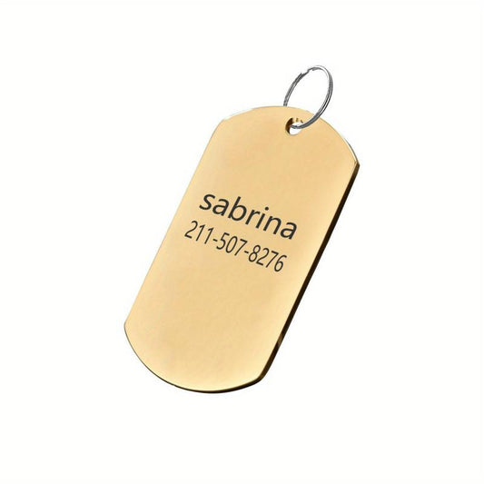 Custom Engraved Military Dog ID Tags for Small and Medium Dogs