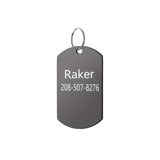 Custom Engraved Military Dog ID Tags for Small and Medium Dogs