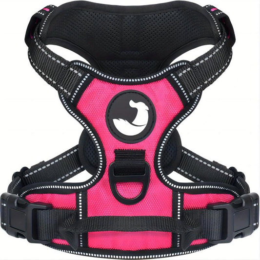 Reflective Dog Harness Vest with Easy Control Handle
