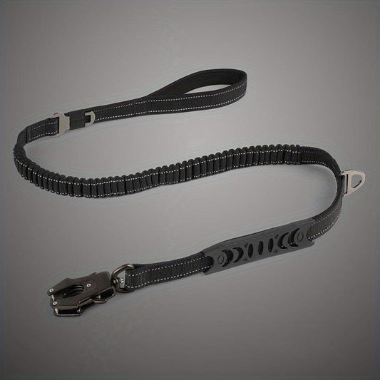 Retractable Dog Leash with Elastic Adjustment for Training & Comfort