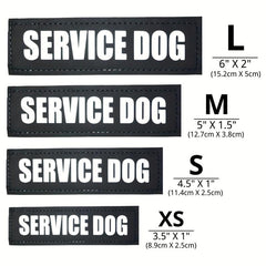 Reflective Do Not Pet Dog Vest Patches for Safety