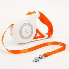 Light-Up Retractable LED Dog Leash with Adjustable Tractor Rope