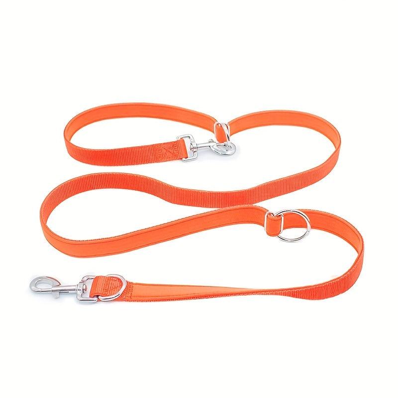 Nylon Double Headed Dog Leash Outdoor Running Multifunctional Rope