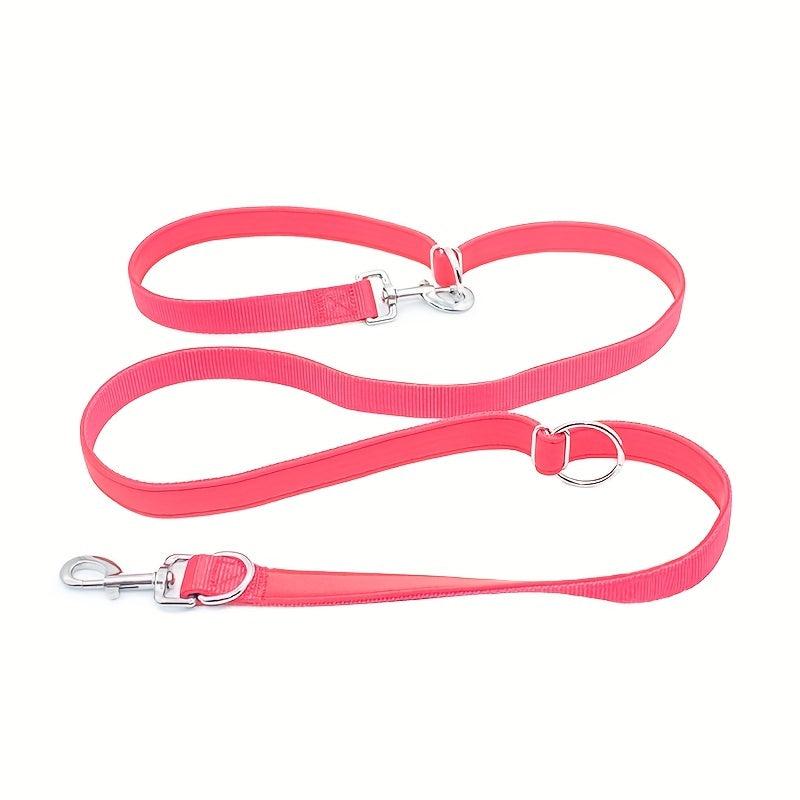 Nylon Double Headed Dog Leash Outdoor Running Multifunctional Rope
