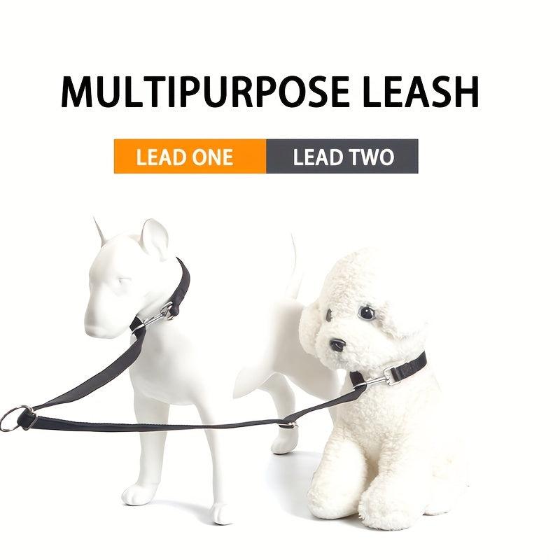 Nylon Double Headed Dog Leash Outdoor Running Multifunctional Rope