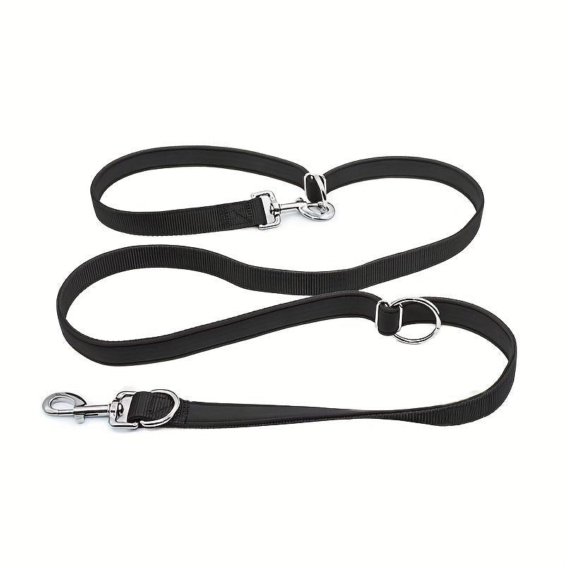 Nylon Double Headed Dog Leash Outdoor Running Multifunctional Rope