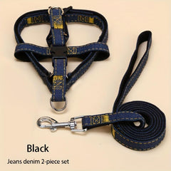 Cowboy Dog Leash & Harness Set - Small Medium Large Dogs