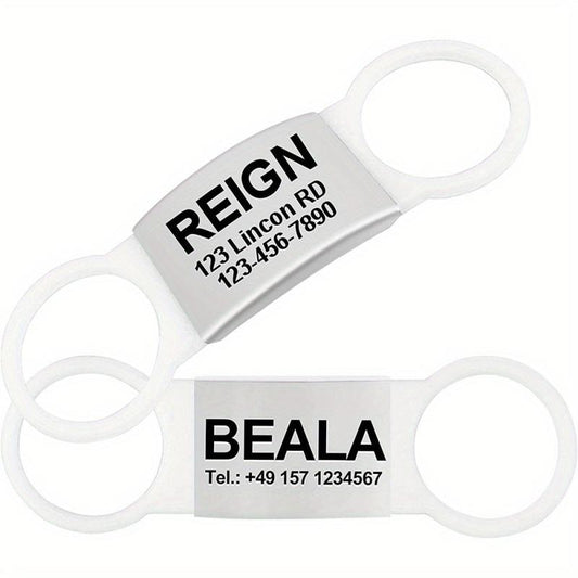 Personalized Dog Tag Slide On Cat ID Tags