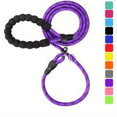 Taglory Reflective Slip Lead Dog Leash 6 Ft with Padded Handle