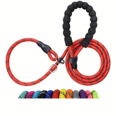 Taglory Reflective Slip Lead Dog Leash 6 Ft with Padded Handle