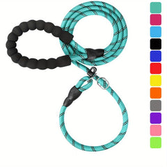 Taglory Reflective Slip Lead Dog Leash 6 Ft with Padded Handle