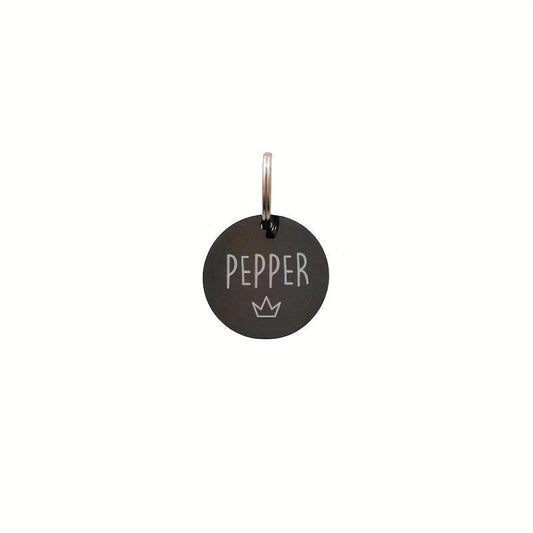 Personalized Dog/Cat Tag Engraved Round Collar Pendant