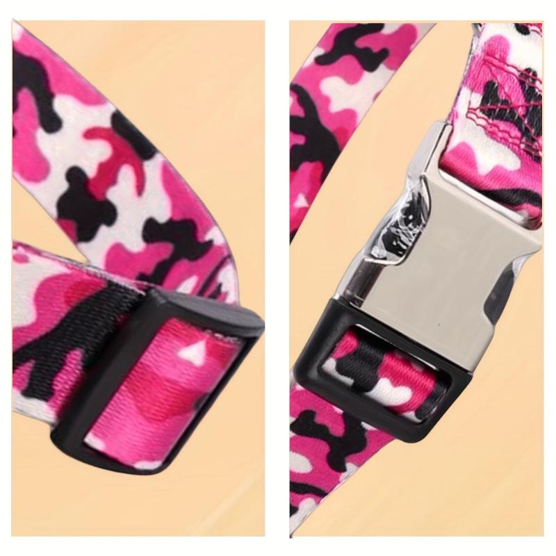 Camouflage Adjustable Dog Collar Soft Breathable for Small Medium Large Dogs