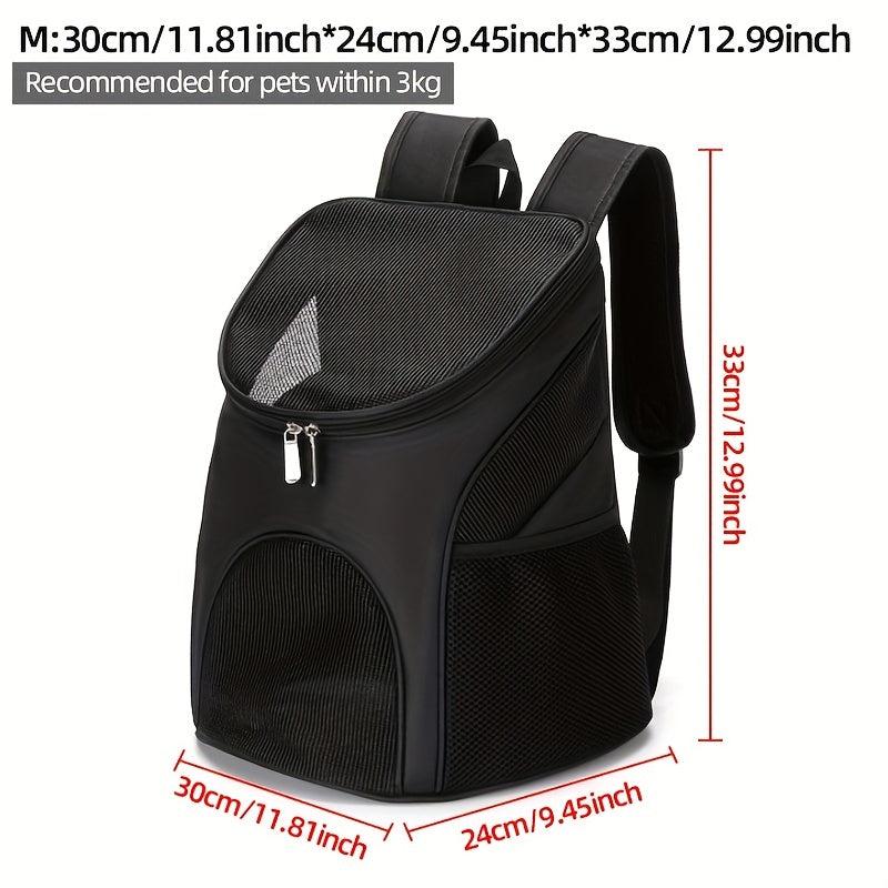 Foldable Pet Backpack for Travel with Dogs and Cats