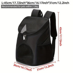 Foldable Pet Backpack for Travel with Dogs and Cats