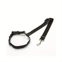 2 In 1 Pet Car Seat Belt Nylon Lead Leash Backseat Safety Belt Adjustable