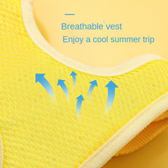 Breathable Small Dog Harness Vest Yellow Duck Adjustable Cat Vehicle Harness
