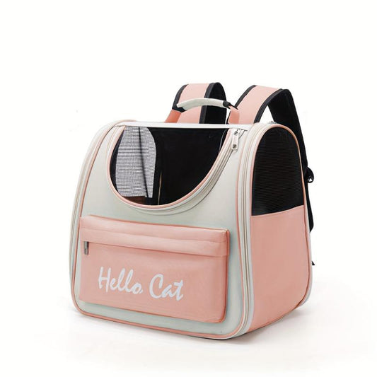 Small Pet Backpack Foldable Cat Carrier Travel Bag