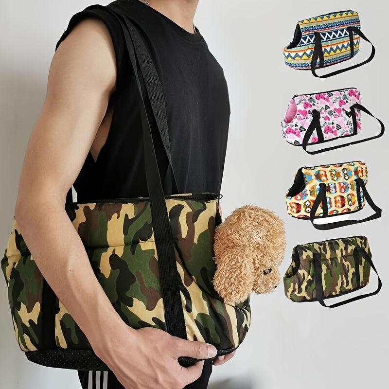 Packable Pet Carrier Bag For Dog & Cat - Breathable Handbag for Travel