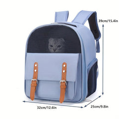 Foldable Pet Carrier Backpack for Small Cats and Dogs Airline Approved