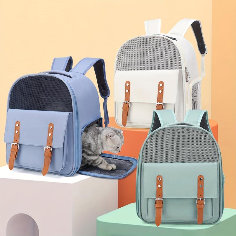 Foldable Pet Carrier Backpack for Small Cats and Dogs Airline Approved