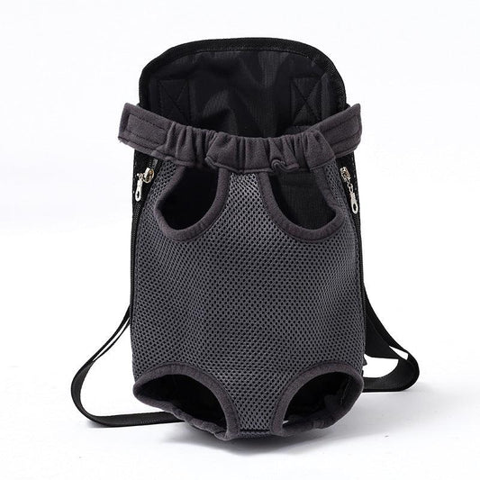 Adjustable Pet Carrier Backpack For Small Dogs And Cats Comfortable Legs Out