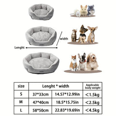 Cozy Pet Travel Bed for Small and Medium Dogs Soft and Comfortable Sleeping Nest