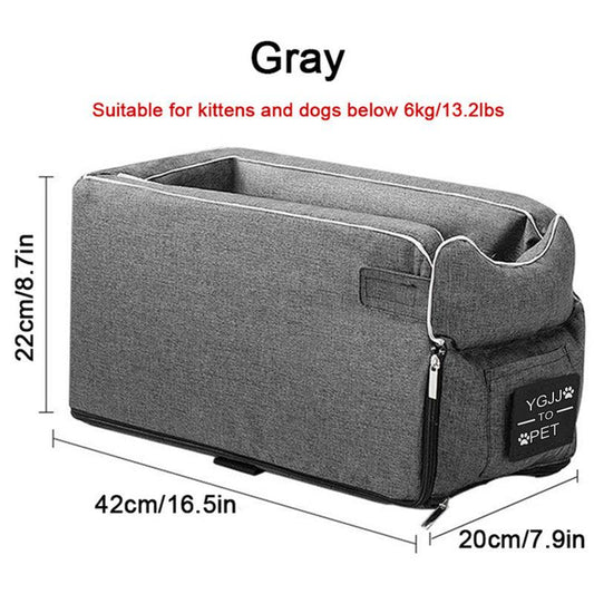 Pet Booster Seat for Small Dogs - Safe & Comfortable Travel Solution