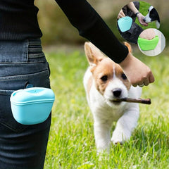 Small Silicone Dog Treat Pouch with Magnetic Closure