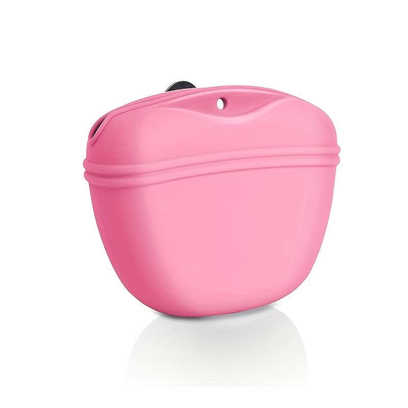 Small Silicone Dog Treat Pouch with Magnetic Closure