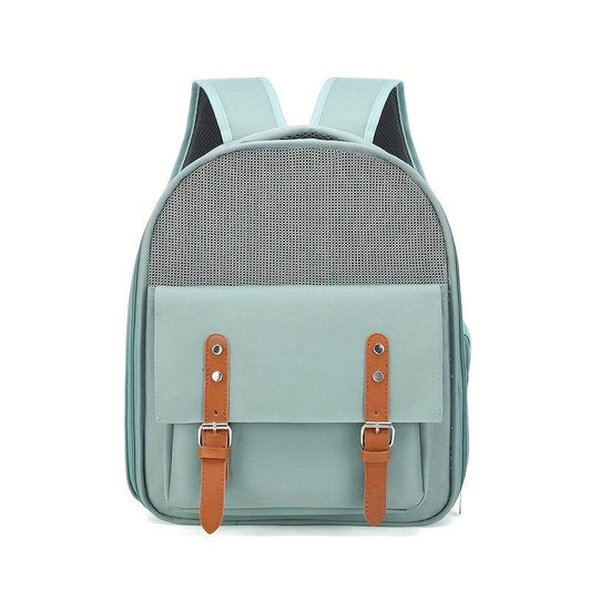 Breathable Cat Backpack Wear-resistant Cat Carrier Bag Zipper Closure
