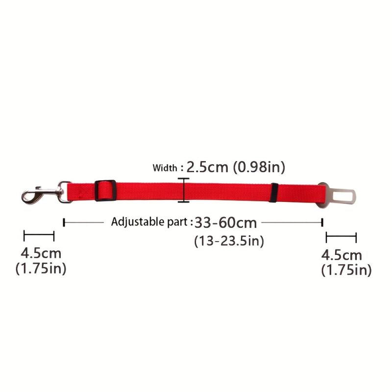 Retractable Pet Car Seat Belt for Dogs