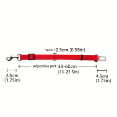 Retractable Pet Car Seat Belt for Dogs