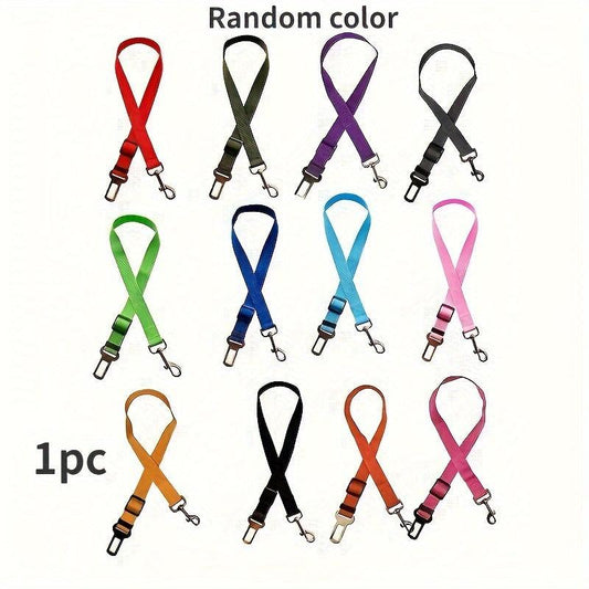 Adjustable Pet Dog Cat Car Seat Belt Safety Harness for Travel