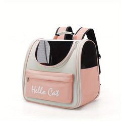 Large Capacity Cat Dog Backpack Travel Hiking Foldable Pet Carrier Bag
